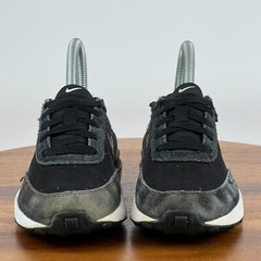 Kids Childrens Nike Waffle One Black Suede Athletic Shoes Sneakers Size 1 Y GUC