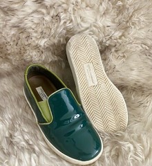 RRP €300 Authentic DOLCE & GABBANA Kids Loafer Shoes EU 31 US 13 Leather Green