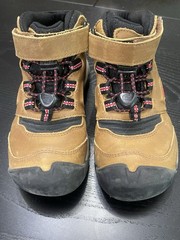 Keen Ridgeflex Waterproof Hiking Boots Kids Size 12, EUC