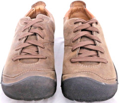KEEN 0508 Hiking Trail Leather Stitched brown Sneakers shoes Women’s US 5
