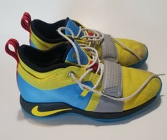 Nike PG 2.5 Opti Yellow Blue Hero GS Shoes Wolverine BQ9457-740 Youth Sz 6.5Y