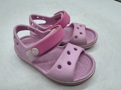 Crocs Toddler Crocs Crocband Comfort Sandals Kids Ballerina Pink Outdoor – 7