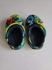 Crocs Classic Marbled Tie Dye Slip-On Fleece Lined Clogs Size 5 (Little Kids)