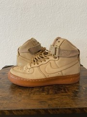 Nike Air Force 1 High ‘07 LV8 WB “Flax” Size 5.5 Youth Wheat-Gum Light Brown