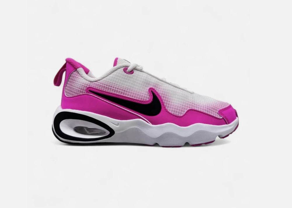 Nike Air Max Nova GS White Laser Fuchsia Black Size 4.5Y FN4446 101