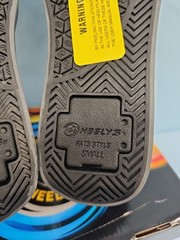 Heelys Pro 20 LG Nova Sneaker Skate Shoes US 5Y Black Charcoal HE01129001