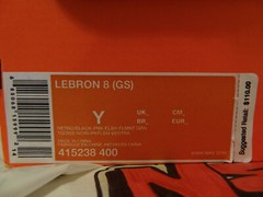Nike Lebron 8 (GS) „Pre-Heat / South Beach“ Retro/Blk-Pk Flsh-Flnt Gn 415238 400