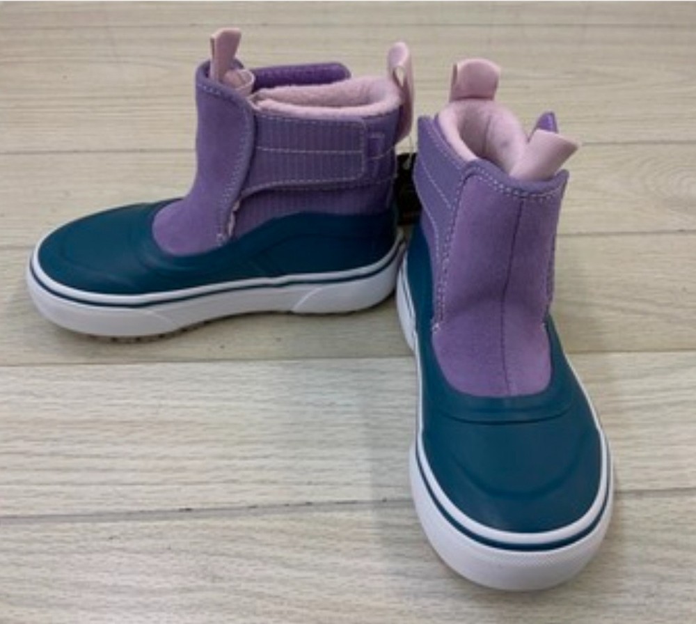 VANS Toddler Slip-On Hi Terrain V MTE Insulated Snow Winter Duck Boots Size 11.5