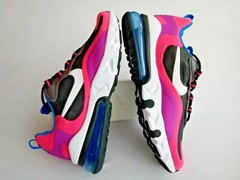 NIKE AIR MAX 270 REACT GS TRAINING BIG KIDS‘ SHOES SIZE: 5Y, 6Y, 6.5Y, 7Y