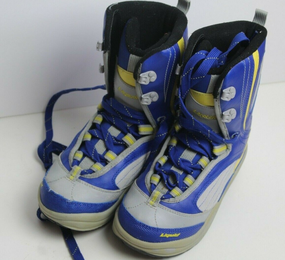 Liquid Snowboard Boots Kids Hot Rod Blue Size 4 UK 3 EUR 36 CM 22.5