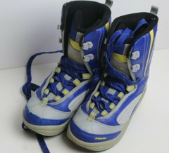 Liquid Snowboard Boots Kids Hot Rod Blue Size 4 UK 3 EUR 36 CM 22.5