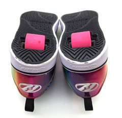 Heelys PRO 20 PRINTS BLACK/RAINBOW TIDE Zebra Skate Rolling Shoe Youth Size 5