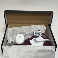 Air Jordan 1 High OG Bordeaux Kids Size 6.5Y Youth GS (UK6/EUR39) New 575441-611