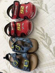 Kids Cars and Sandals size 6