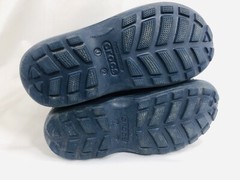 Croc’s Kids Boots Navy Blue Handle It Rain Boots Mud Slip On Size J2