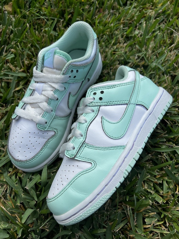 CLEAN Nike Dunk Low White Mint FZ3536-100 – Size 12c