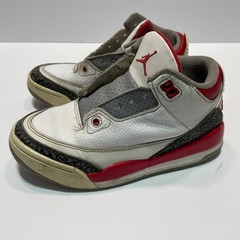 Jordan 3 Retro Fire Red 2022 White Red Kids Sneakers 1Y DM0966-160