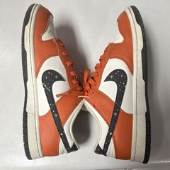 Nike Dunk Low Unisex Kids Low Top Sneakers Orange/White/Black US 8 FV6979-800