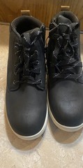 Cat& Jack Black Lace-Up Kids Boots