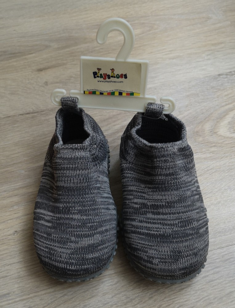 Kinderschuhe Unisex Playshoes Sneaker Color; Grau Größe; 20-21