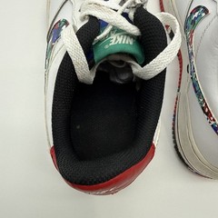 Nike Air Force 1 sz 6.5Y Low White Hyper Crayon blue black red