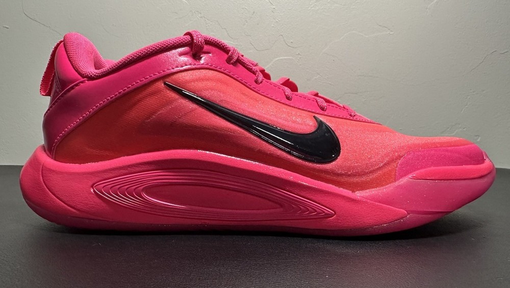 Nike A’One ASW GS Hyper Pink Black Basketball Shoes IB4778 600 Youth Size 4.5Y
