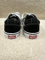 VANS Old Skool Overt Comfy Cush Black/White US Size 2 Youth Unisex NWOB NWOT