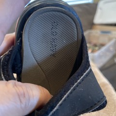 Old Navy Gray And Orange Sandals Unisex Size 2