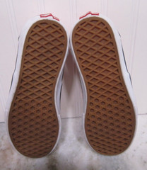 Vans Off The Wall Red/White Sneakers Size 4.5 Youth 721356
