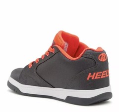 NWOB Heelys Authentic Propel 2.0 Wheeled Sneaker Shoe Youth US Sz5 Orange