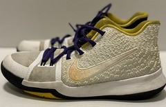 Nike Kyrie 3 Yellow White Black Size 5y Basketball Shoes Kyrie Irving air