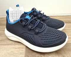 NWT Crocs LiteRide Pacer Sneakers, Child Size C12 Shoes, Navy blue