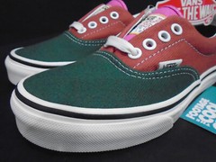 VANS ERA VARSITY PATCHWORK MULTI-COLOR OFF WHITE GREEN BROWN RED VN0A4BV4V9H 3.5