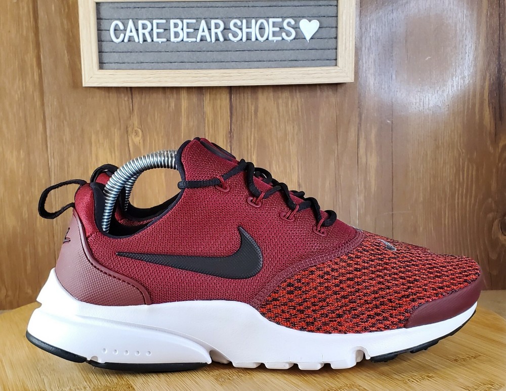 NIKE PRESTO FLY SE GS Red/Black Trainers 7Y WMNS 8.5 AA3060 602 NEW