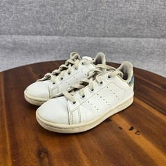 Adidas Stan Smith J White Iridescent Kids Sneakers EH0782 Size 11K