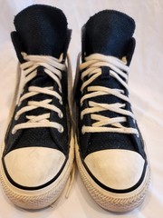 Converse Chuck Taylor All Star Black Floral High Top Sneakers Unisex Adults US 9