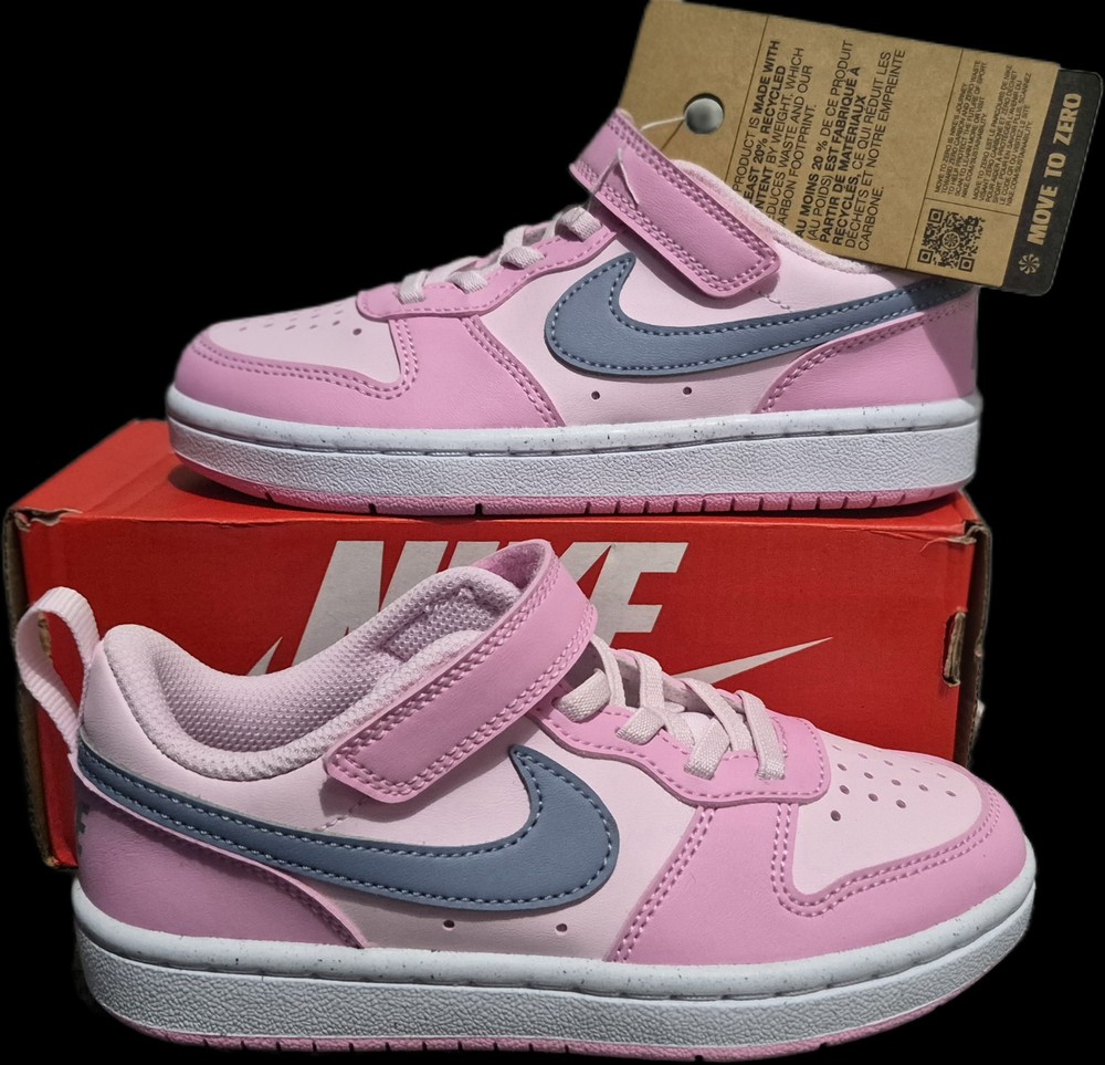 Nike Court Borough Low Recraft 12C – Pink Foam Ashpalt DV5457-604