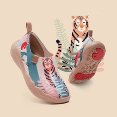 Kid Size UIN Slip On Shoes Canvas Comfortable Loafers „Little Tiger“