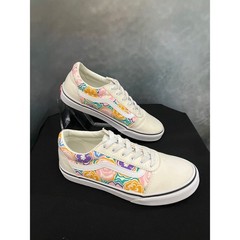 Vans Ward Low Top Sneaker Multi Floral Canvas Kids Shoes