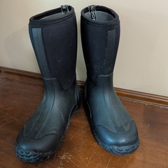 Bogs Classic High Youth Size 4 Euro size 37 Black Insulated Waterproof Boots