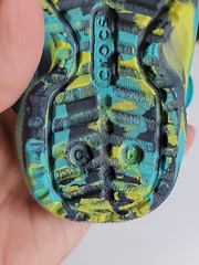 Crocs Classic Marbled Tie Dye Slip-On Fleece Lined Clogs Size 5 (Little Kids)