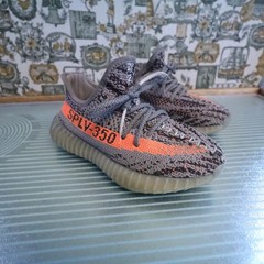 Adidas Yeezy Boosy 350 V2 Beluga Reflective (Kids) Size 13K GW1230 (Heavy Wear)