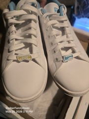 Adidas Stan Smith Monsters Inc Mike Sulley White Sneakers Youth Kid Shoes Sz 6.5