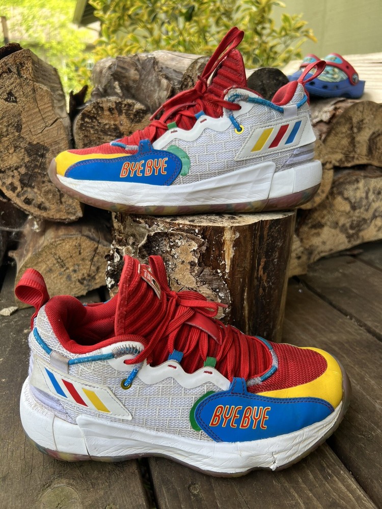 Adidas LEGO x Dame 7 EXTPLY Little Kid ‚Bye Bye‘ 779001 size 6