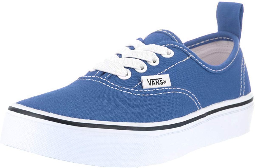 Vans UnisexChild Authentic Elastic Lace Shoes | (Elastic Lace) Navy/True White