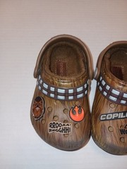 Crocs Star Wars Chewbacca Fur Lined Clogs With Jibitz Charms Brown Toddler C 6