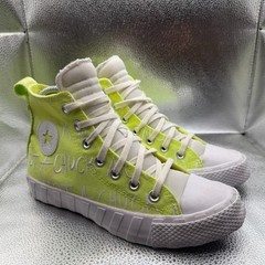 Size 4 Converse UNT1TL3D Hi Not A Chuck Volt Yellow Kids Lace Up Sneaker A03147F