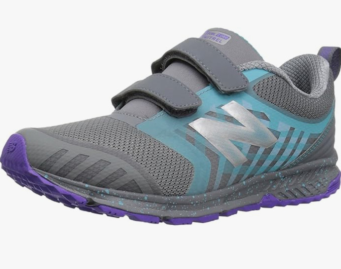 New Balance FuelCore Nitrel V3 Gray Running Shoe, 13.5 Wide US Unisex Little_Kid