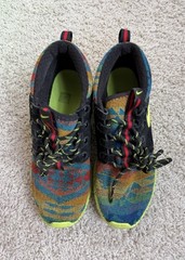 Nike Pendleton Multicolor Kids Athletic Sneakers 6Y Black Yellow 826493-943