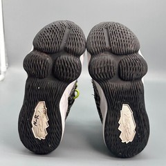 Nike LeBron 17 Athletic Running Sneakers Kids 12 Black White Lace Up Mid Shoes